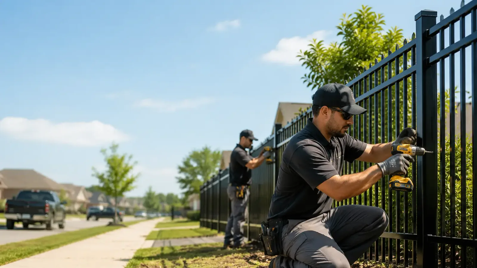 Metal Fence Installation in New Braintree, MA